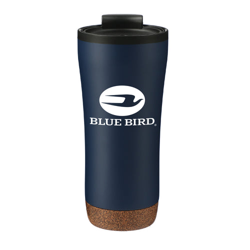 Blue Bird 16 oz Tumbler with Cork Accent